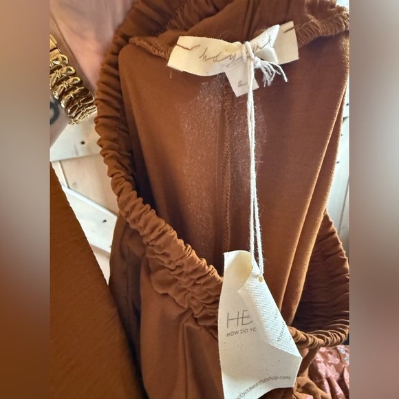 NWT HDYWT Essentials Pant Set- Caramel - Picture 6 of 14